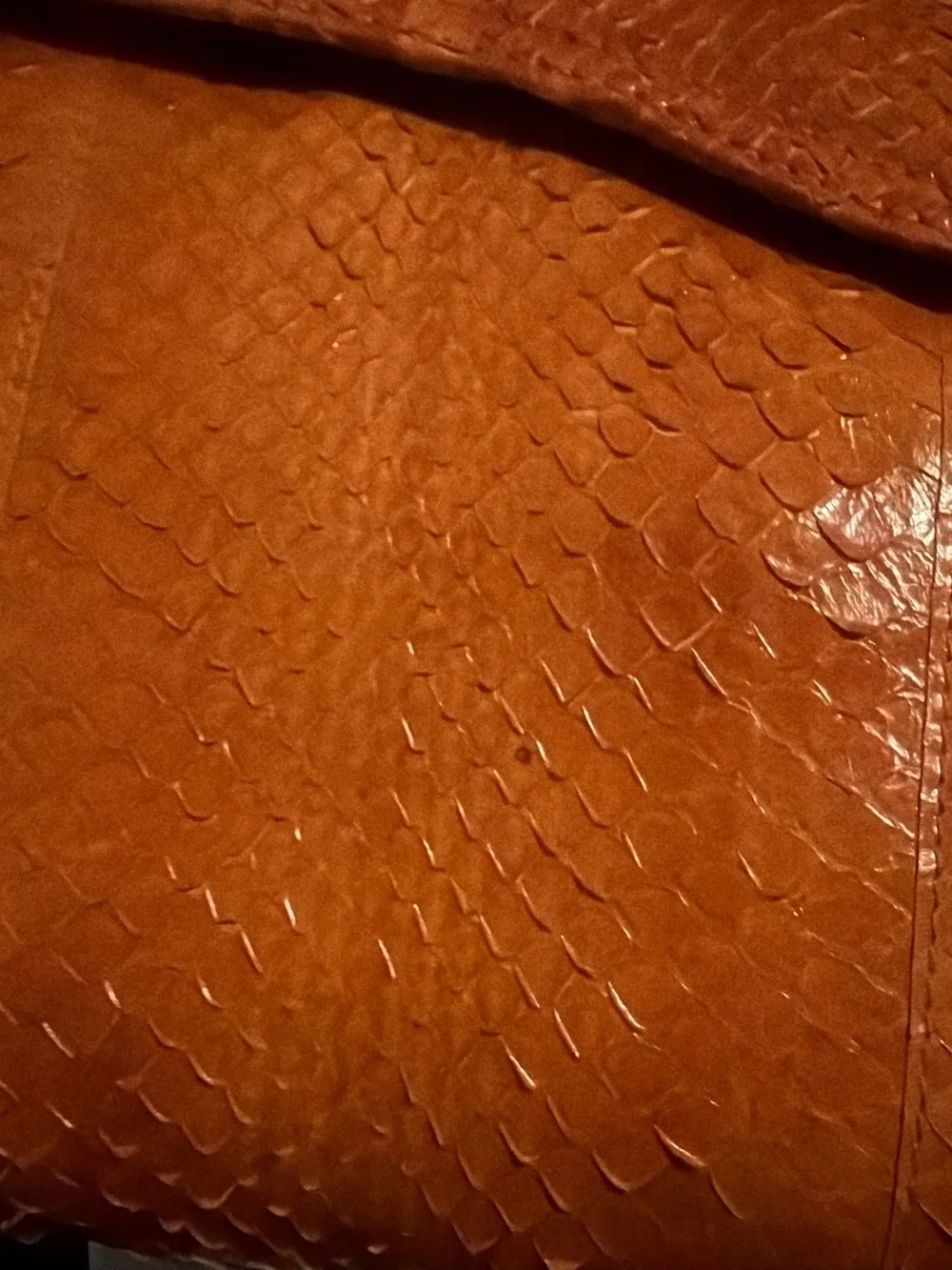 New BAG Bold Orange Textured Fold-Over Clutch — Women's Wristlet